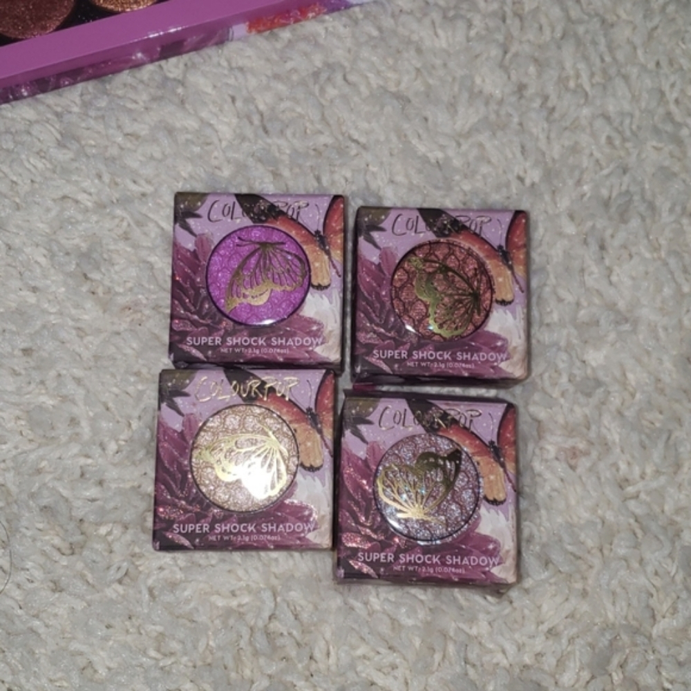4 New Butterfly Collection singles from Colourpop